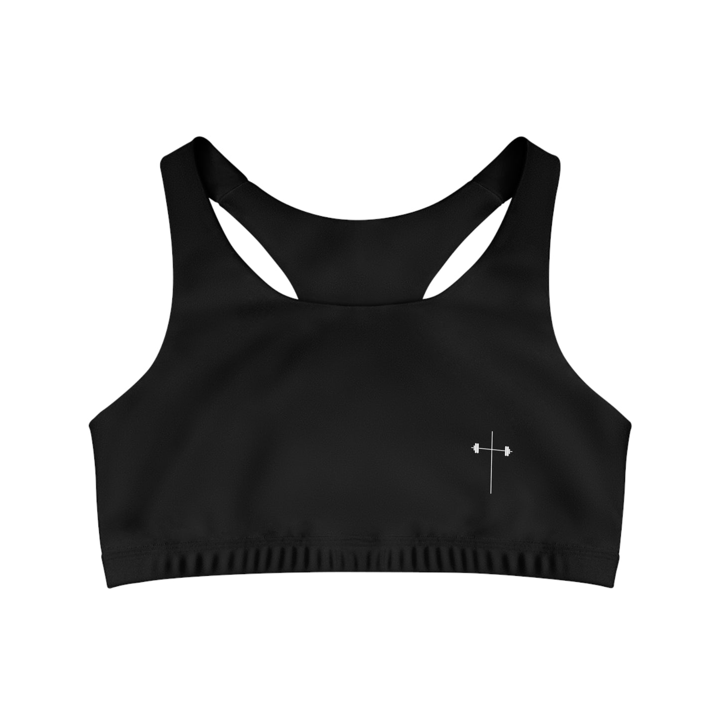 Barbell Cross Seamless Sports Bra