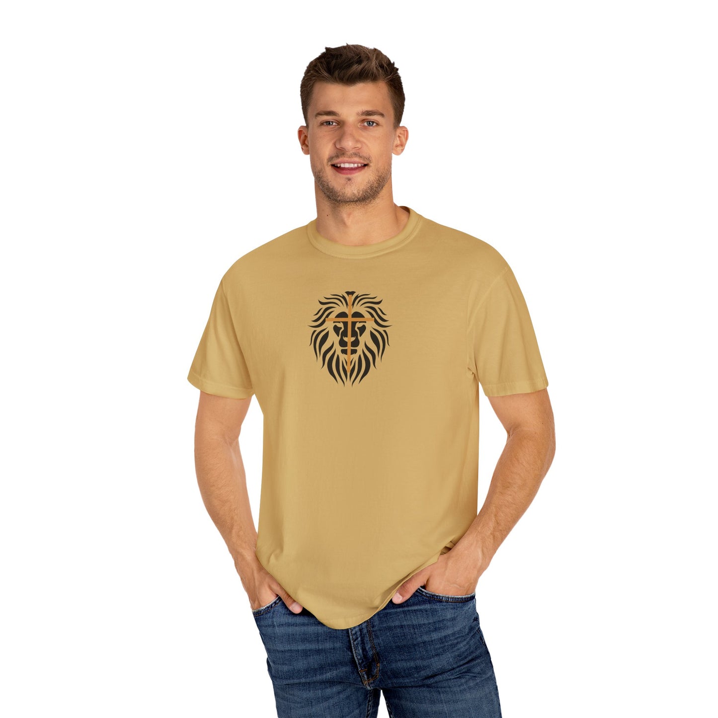 Unisex Oversized Lion Cross Tee