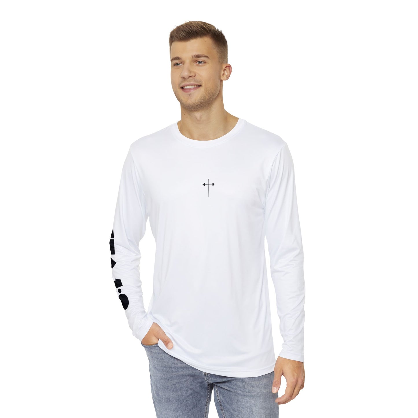 Men's Polyester Long Sleeve Sports Undershirt